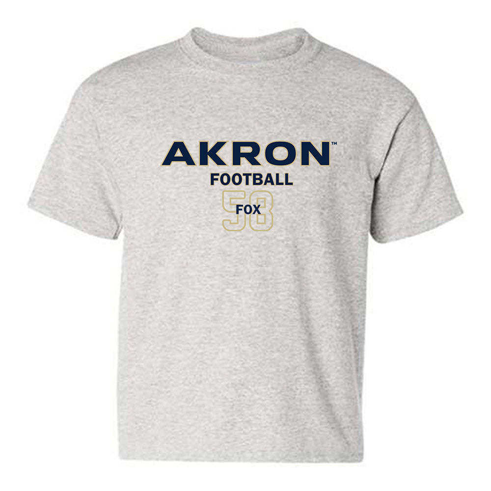 Akron - NCAA Football : Alex Fox - Classic Fashion Shersey Youth T-Shirt-0