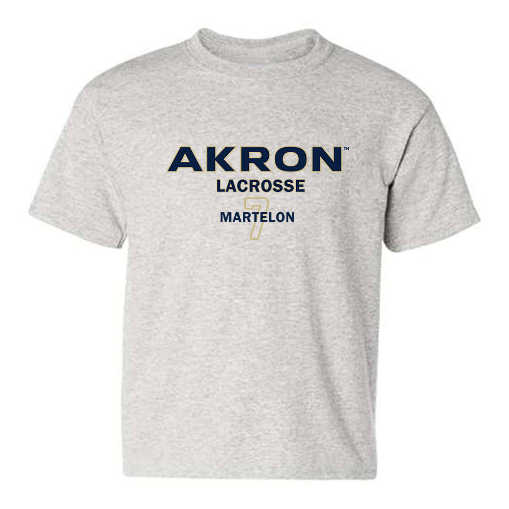 Akron - NCAA Women's Lacrosse : Olivia Martelon - Classic Fashion Shersey Youth T-Shirt-0
