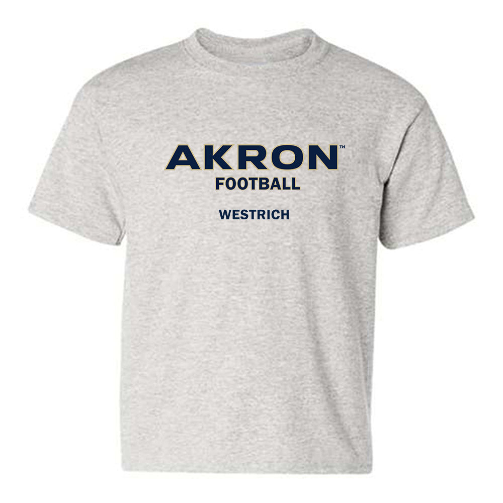 Akron - NCAA Football : Jordan Westrich - Classic Fashion Shersey Youth T-Shirt-0