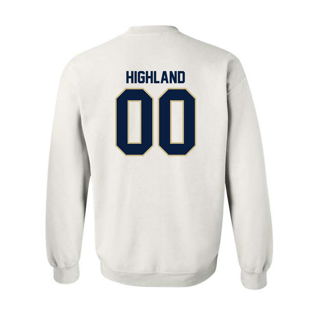 Akron - NCAA Football : Vaughn Highland - Classic Shersey Crewneck Sweatshirt-1
