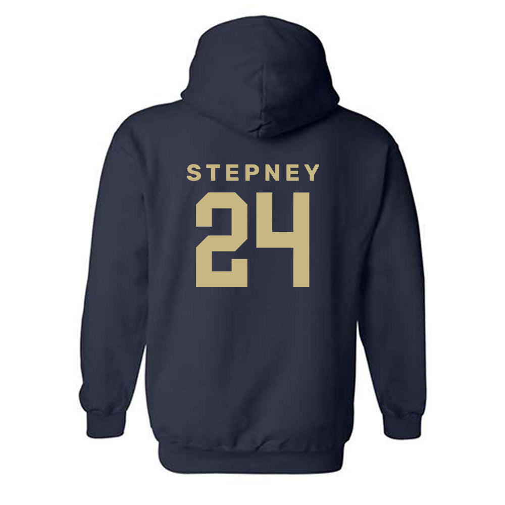 Akron - NCAA Football : Dejavion Stepney - Classic Shersey Hooded Sweatshirt-1