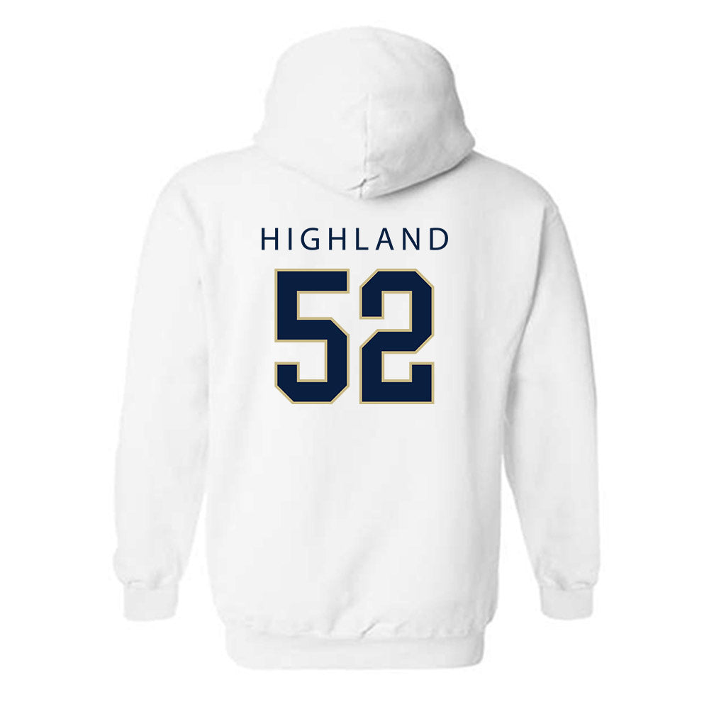 Akron - NCAA Football : Vaughn Highland - Classic Shersey Hooded Sweatshirt-1