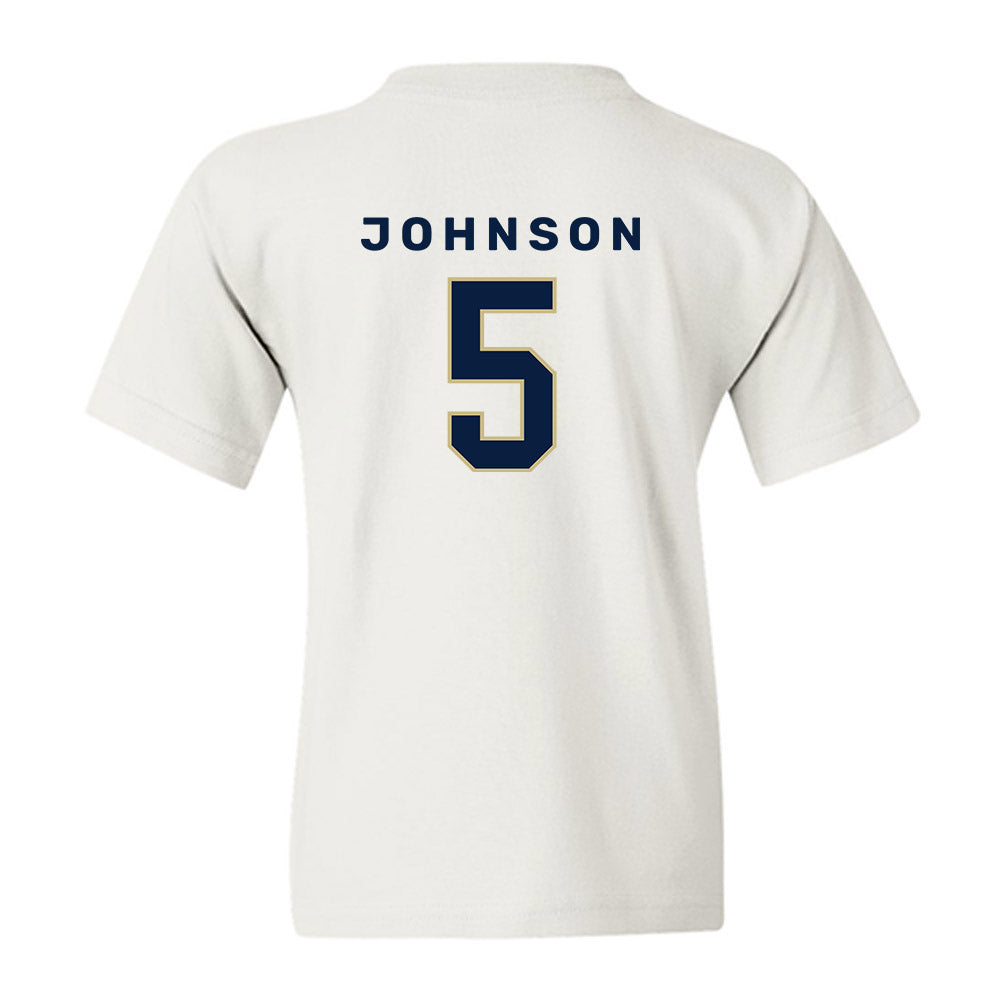 Akron - NCAA Women's Basketball : Natalie Johnson - Classic Shersey Youth T-Shirt-1