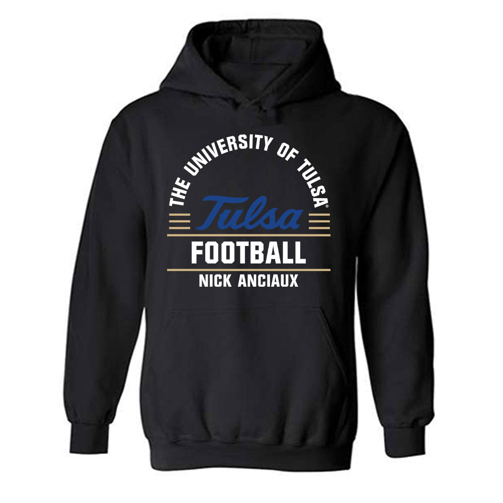 Tulsa - NCAA Football : Nick Anciaux - Classic Fashion Shersey Hooded Sweatshirt-0