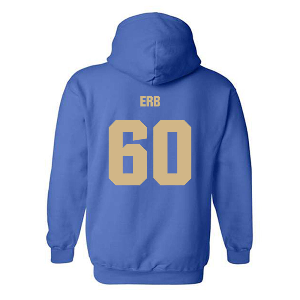 Tulsa - NCAA Football : Hunter Erb - Classic Shersey Hooded Sweatshirt-1