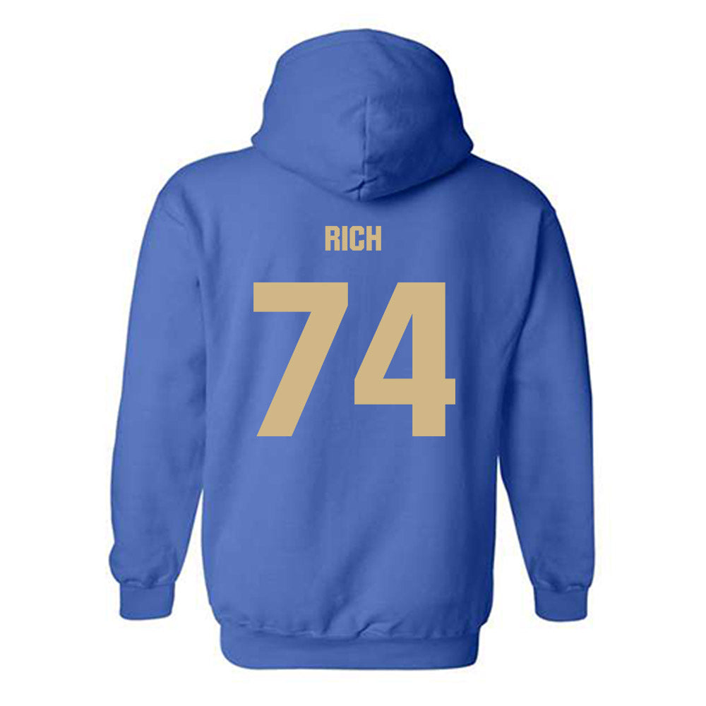 Tulsa - NCAA Football : Logan Rich - Classic Shersey Hooded Sweatshirt-1