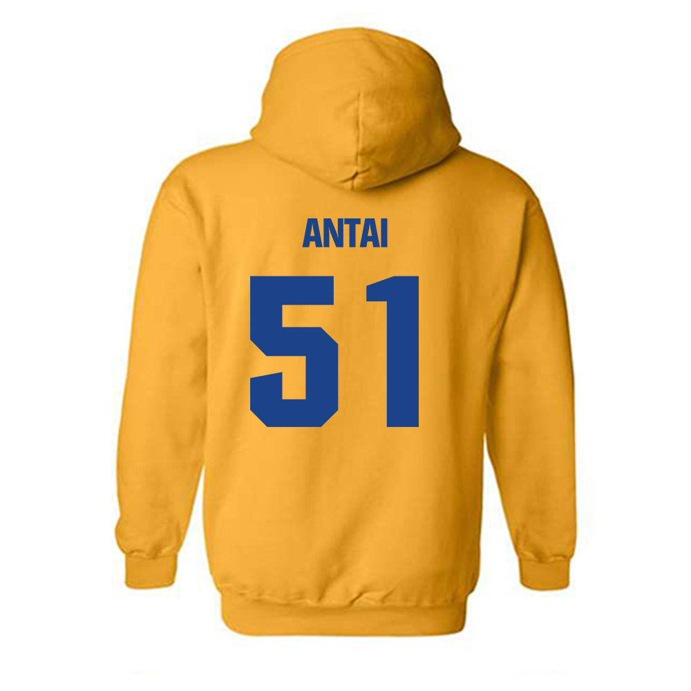 Tulsa - NCAA Football : Javion Antai - Classic Shersey Hooded Sweatshirt-1