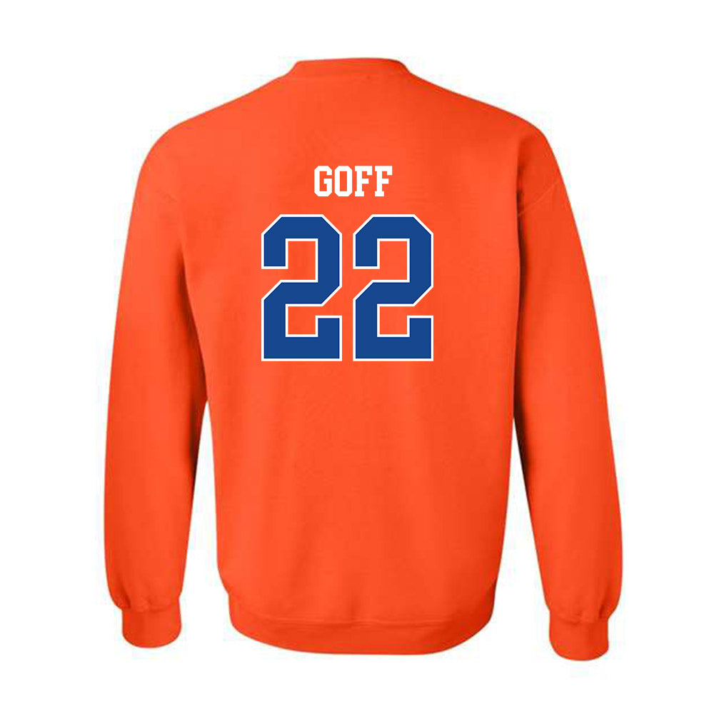 Boise State - NCAA Football : Juelz Goff - Classic Fashion Shersey Crewneck Sweatshirt-1