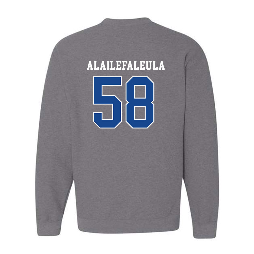 Boise State - NCAA Football : Deuce Alailefaleula - Classic Fashion Shersey Crewneck Sweatshirt-1