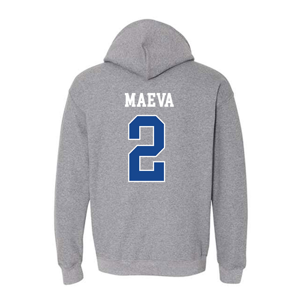 Boise State - NCAA Women's Volleyball : Tehya Maeva - Classic Fashion Shersey Hooded Sweatshirt-1