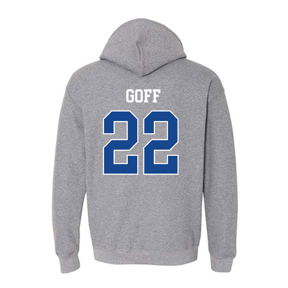 Boise State - NCAA Football : Juelz Goff - Classic Fashion Shersey Hooded Sweatshirt-1