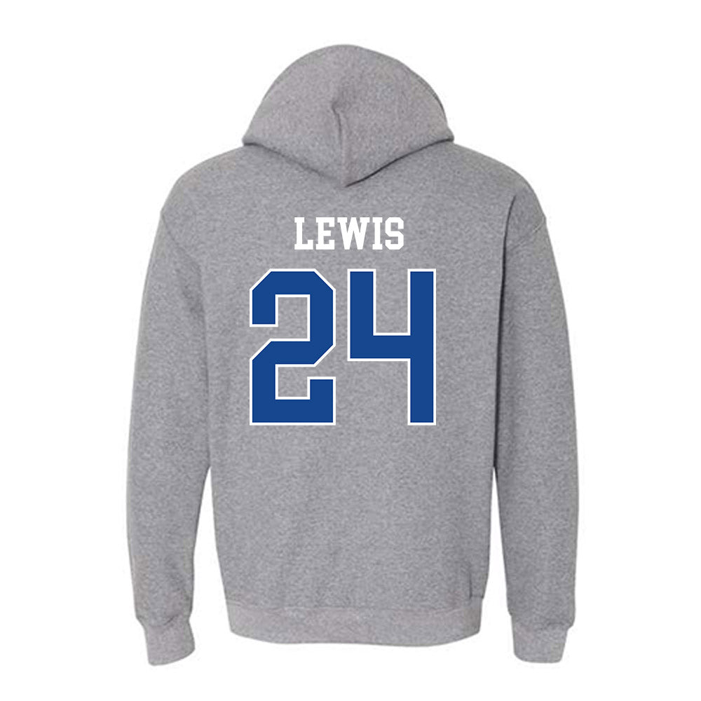 Boise State - NCAA Women's Basketball : Jayda Lewis - Classic Fashion Shersey Hooded Sweatshirt-1