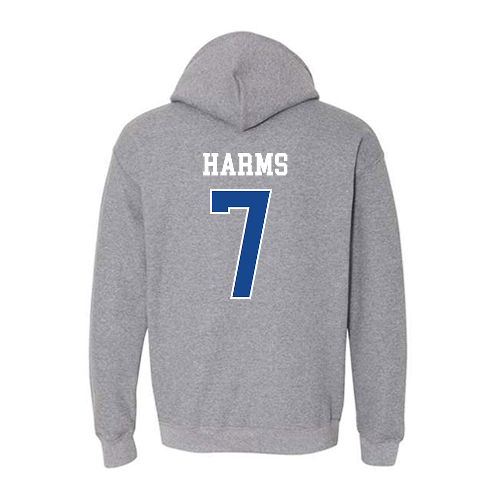Boise State - NCAA Women's Basketball : Izzie Harms - Classic Fashion Shersey Hooded Sweatshirt-1