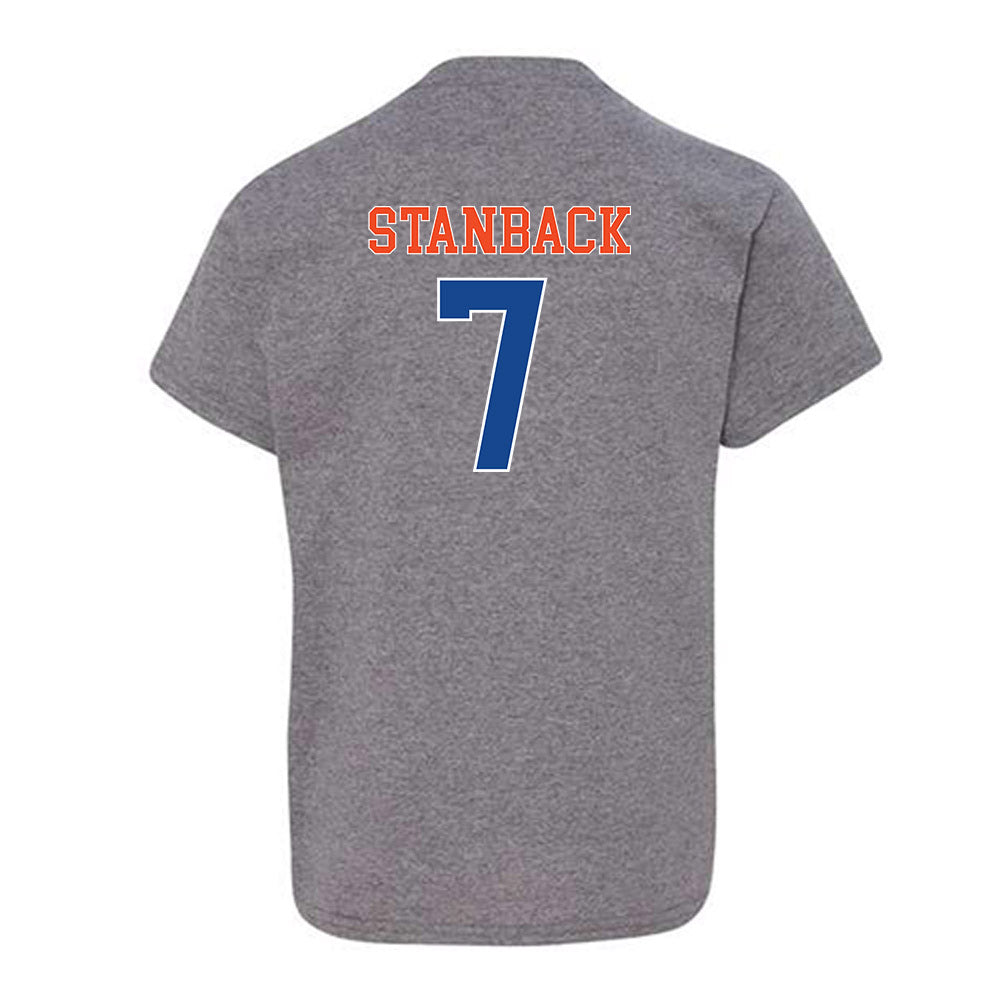 Boise State - NCAA Men's Basketball : Jerquarius Stanback - Classic Shersey Youth T-Shirt-1