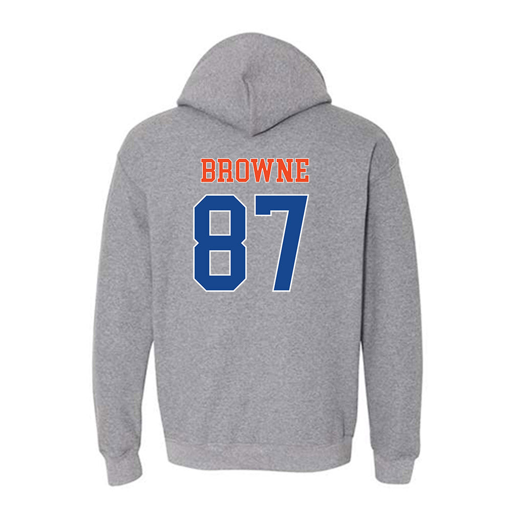 Boise State - NCAA Football : Keawe Browne - Classic Shersey Hooded Sweatshirt-1