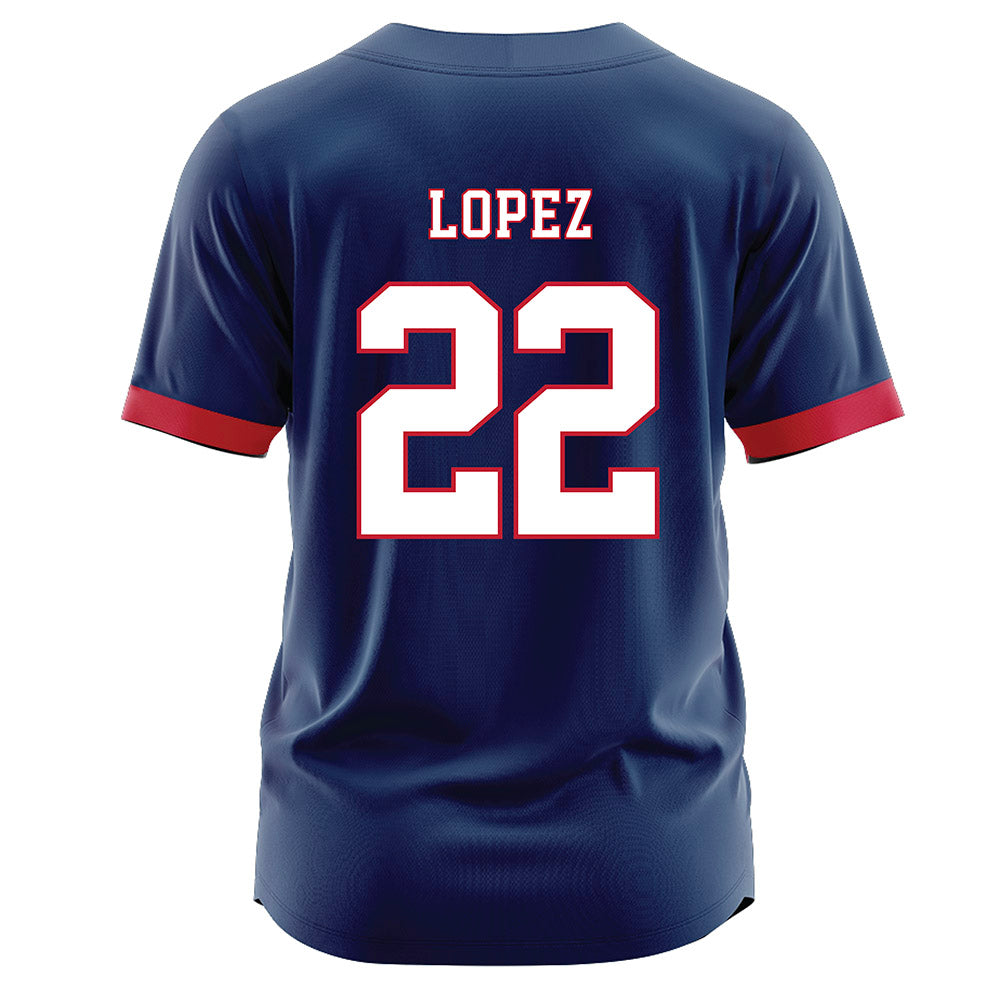 FAU - NCAA Baseball : Jonathan Lopez - Jersey-1