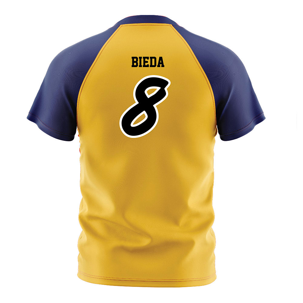 Marquette - NCAA Women's Soccer : Josie Bieda - Gold Soccer Jersey-1