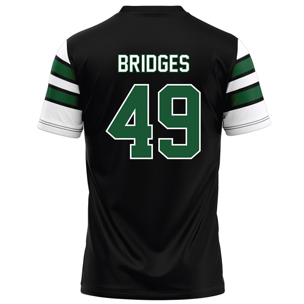 UAB - NCAA Football : Jacoby Bridges - Black Football Jersey-1