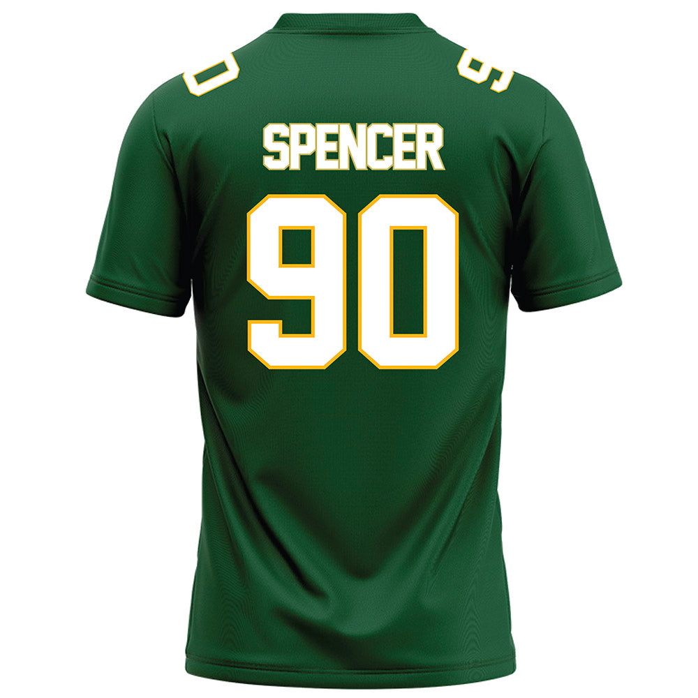 UAB - NCAA Football : Christopher Spencer - Green Football Jersey-1
