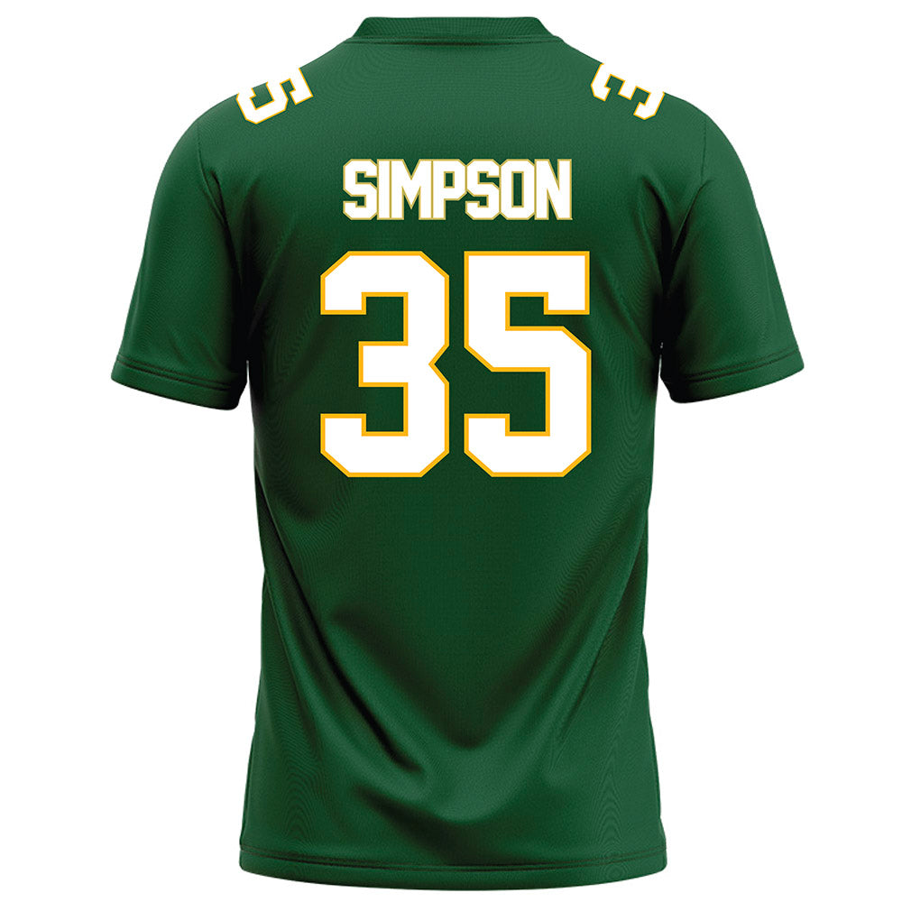UAB - NCAA Football : Owen Simpson - Green Football Jersey-1