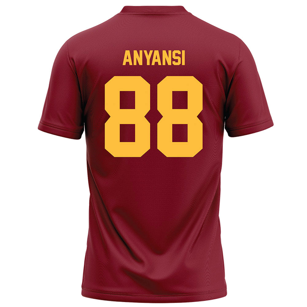 Minnesota - NCAA Football : Josiah Anyansi - Maroon Football Jersey-1