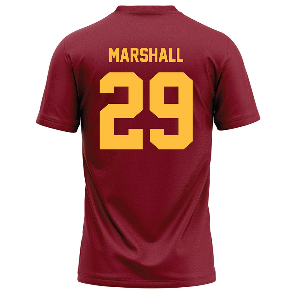 Minnesota - NCAA Football : Andrew Marshall - Maroon Football Jersey-1