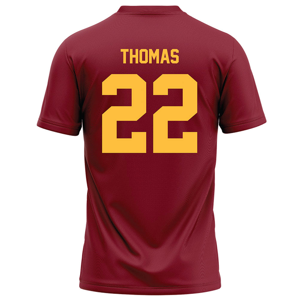 Minnesota - NCAA Football : Jaron Thomas - Maroon Football Jersey-1