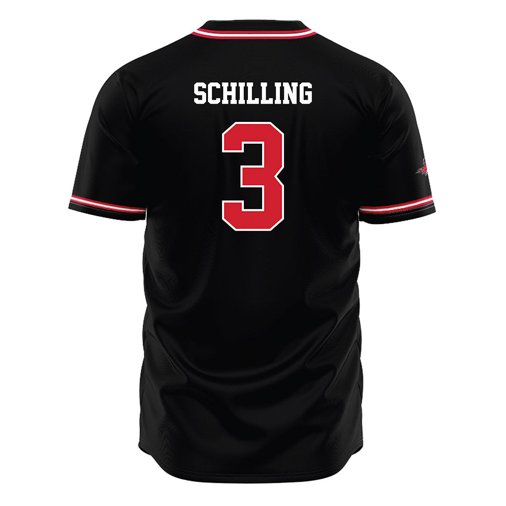 Fairfield - NCAA Baseball : Owen Schilling - Black Jersey-1