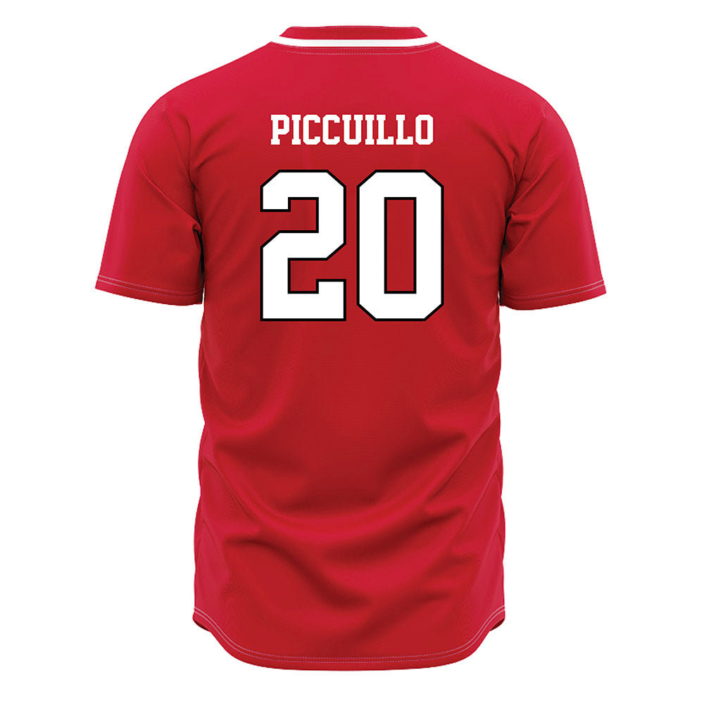 Fairfield - NCAA Baseball : Jameson Piccuillo - Red Jersey-1
