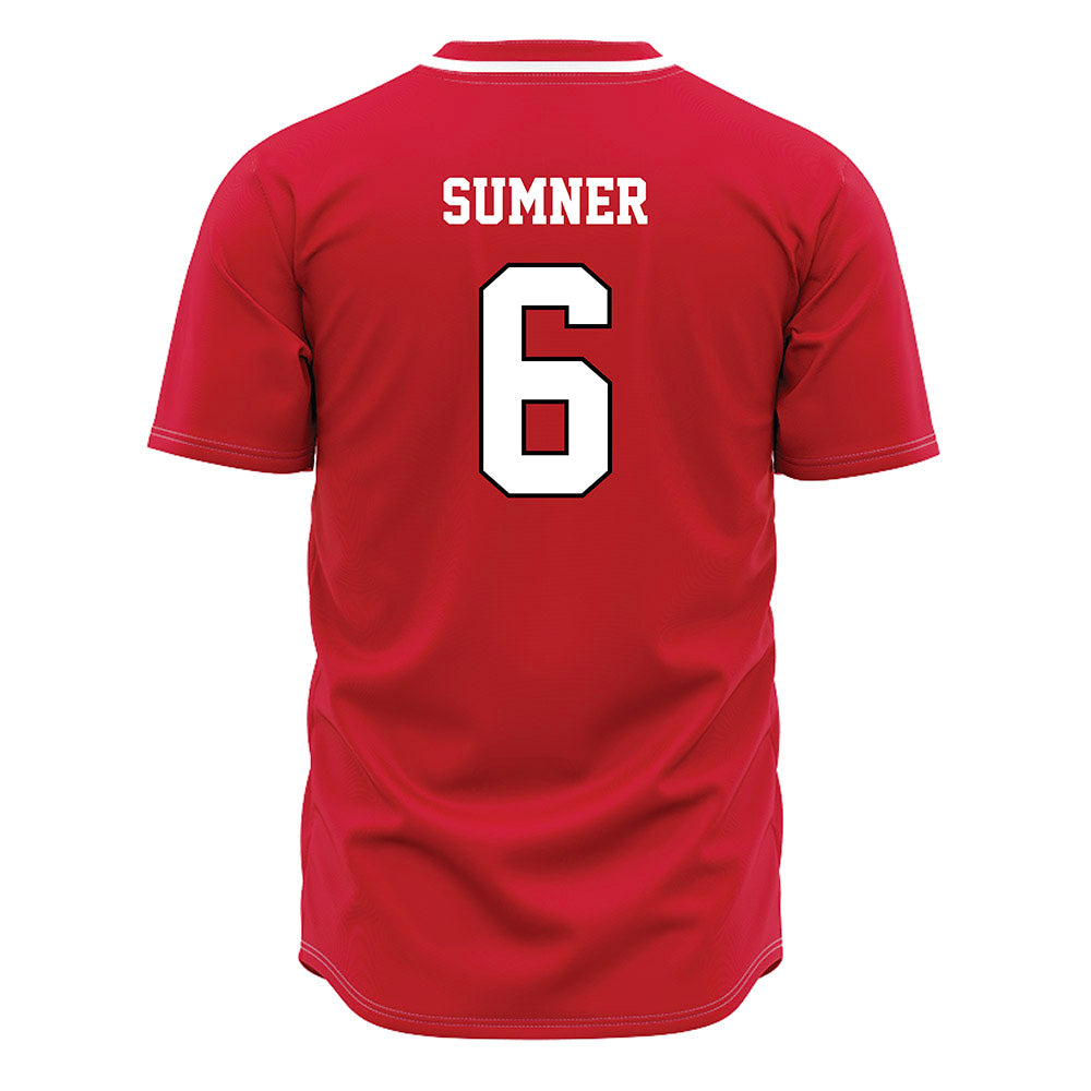 Fairfield - NCAA Baseball : Tyson Sumner - Red Jersey-1