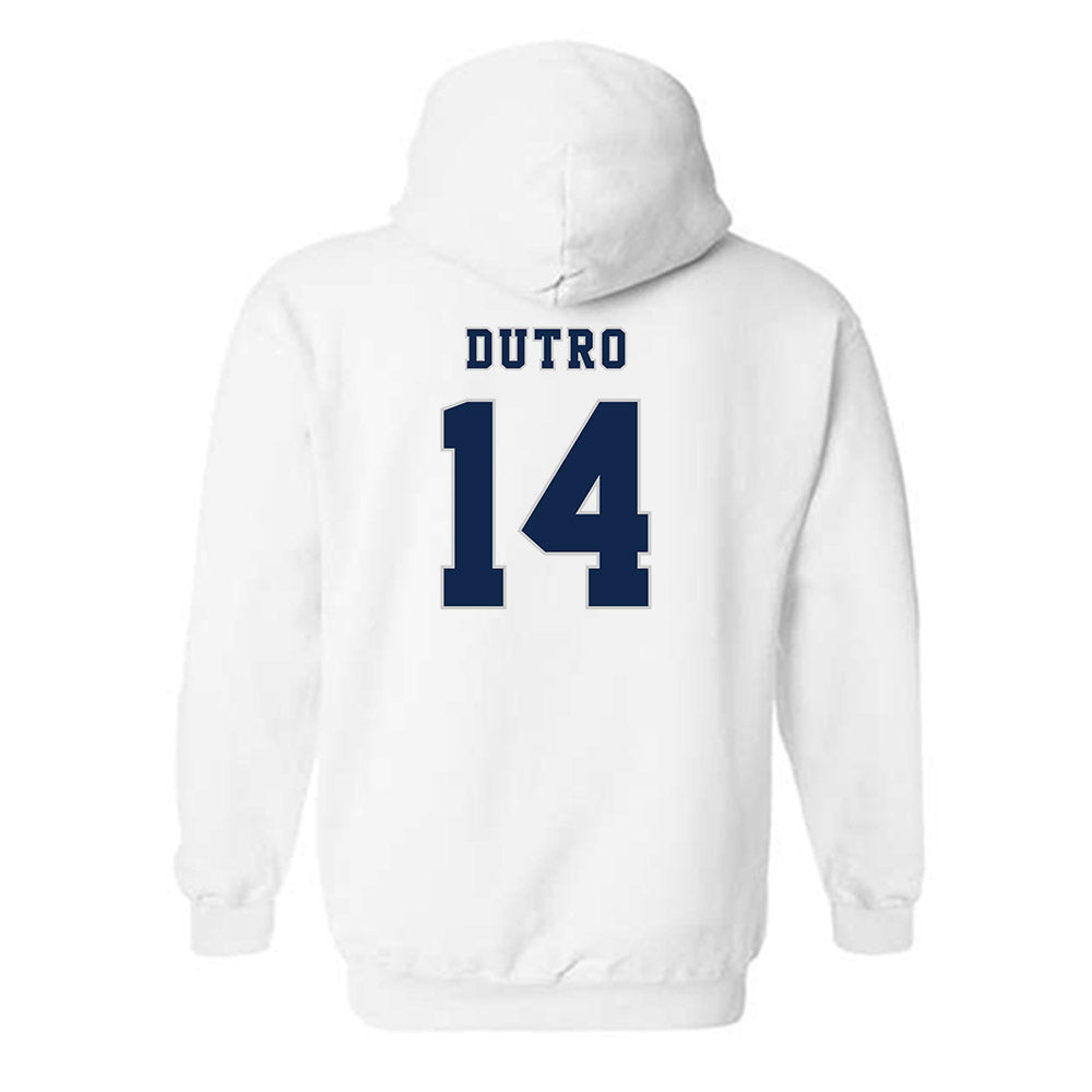 Butler - NCAA Women's Volleyball : Karen Dutro - Replica Shersey Hooded Sweatshirt-1