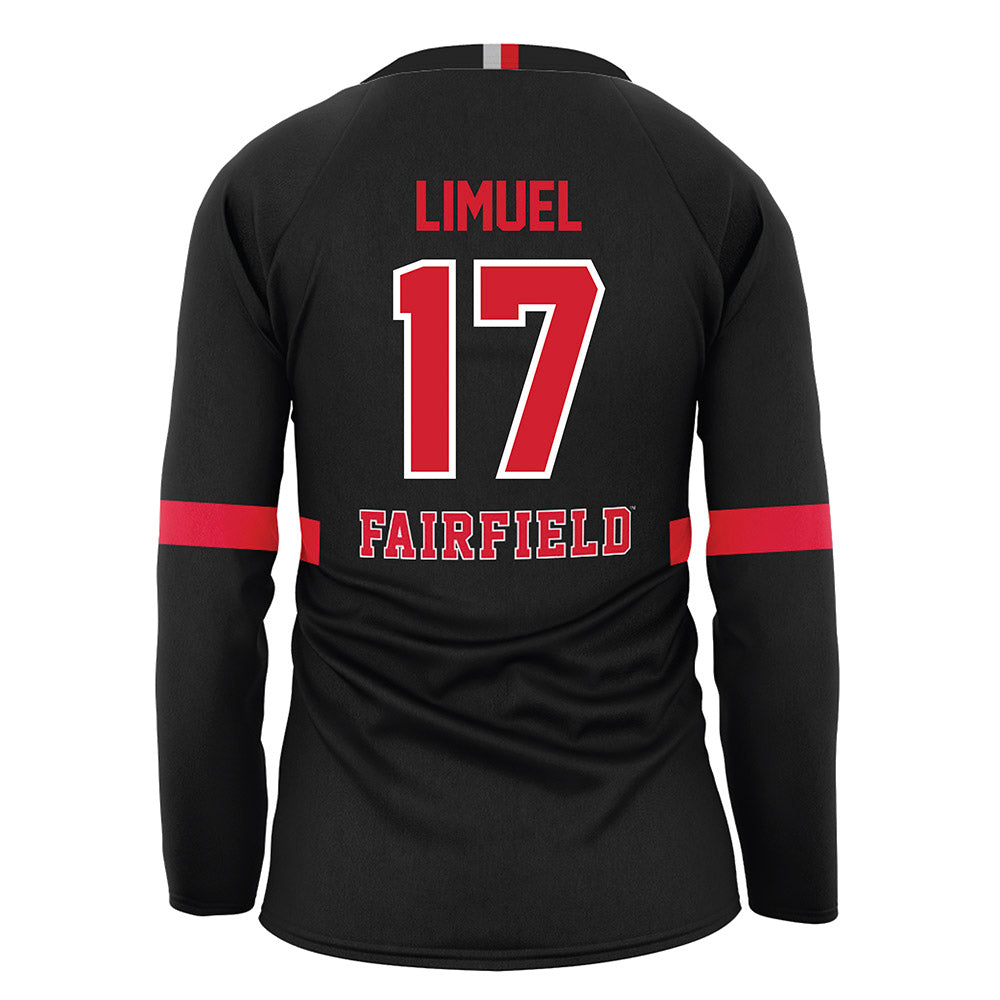 Fairfield - NCAA Women's Volleyball : Keyaira Limuel - Black Volleyball Jersey-1