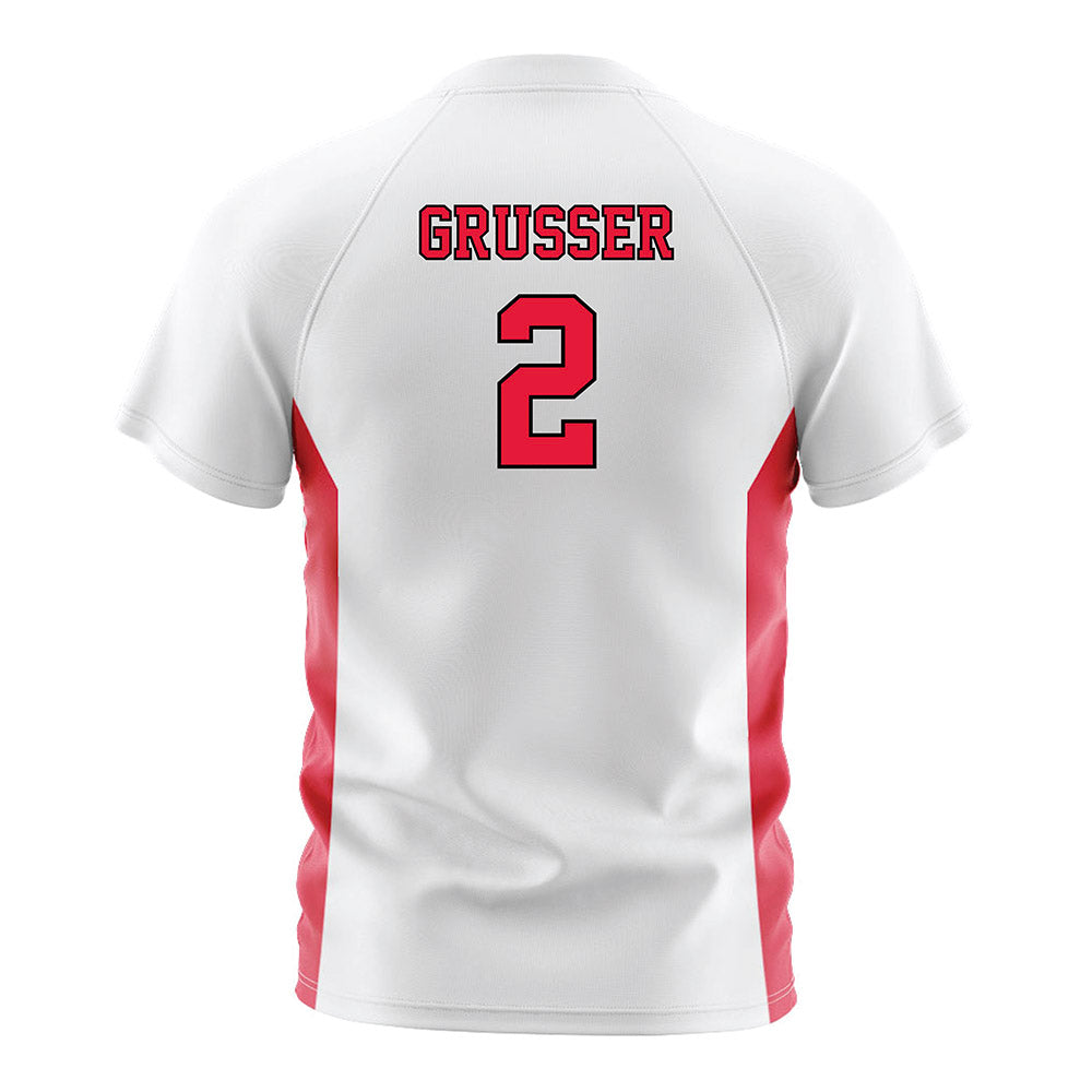 Fairfield - NCAA Women's Soccer : Mary Grusser - White Soccer Jersey-1