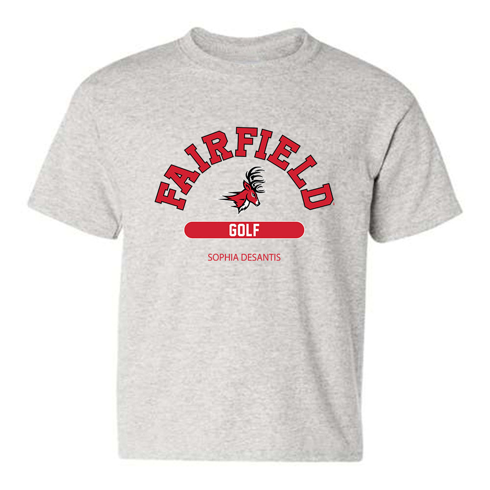 Fairfield - NCAA Women's Golf : Sophia DeSantis - Classic Fashion Shersey Youth T-Shirt