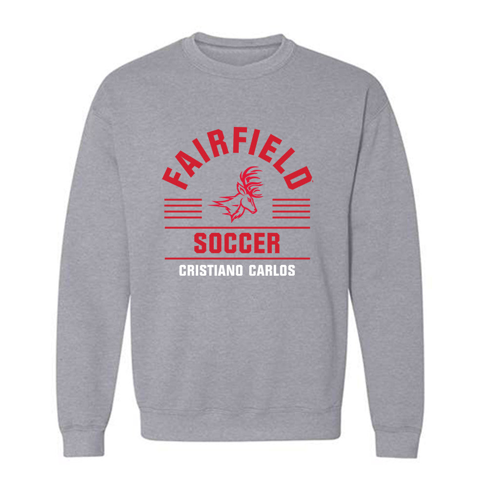 Fairfield - NCAA Men's Soccer : Cristiano Carlos - Classic Fashion Shersey Crewneck Sweatshirt-0