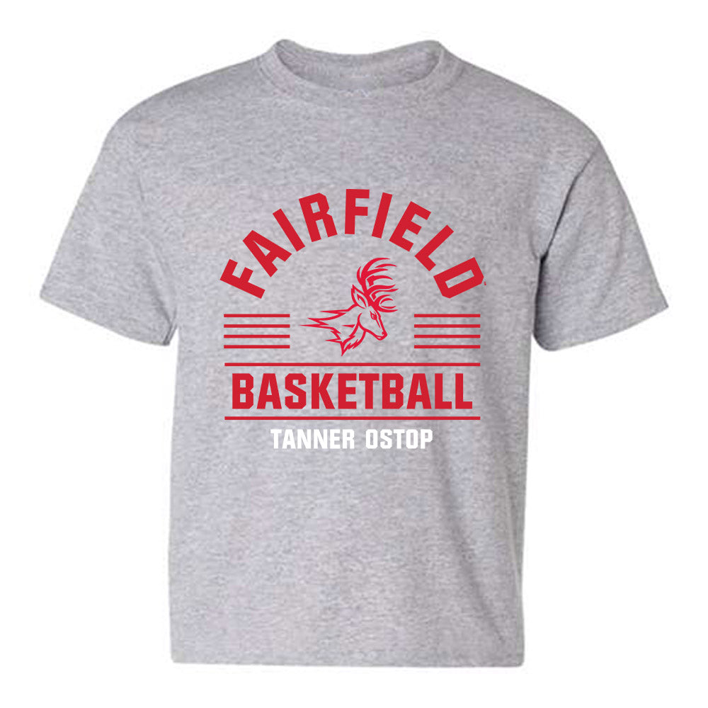 Fairfield - NCAA Men's Basketball : Tanner Ostop - Classic Fashion Shersey Youth T-Shirt-0
