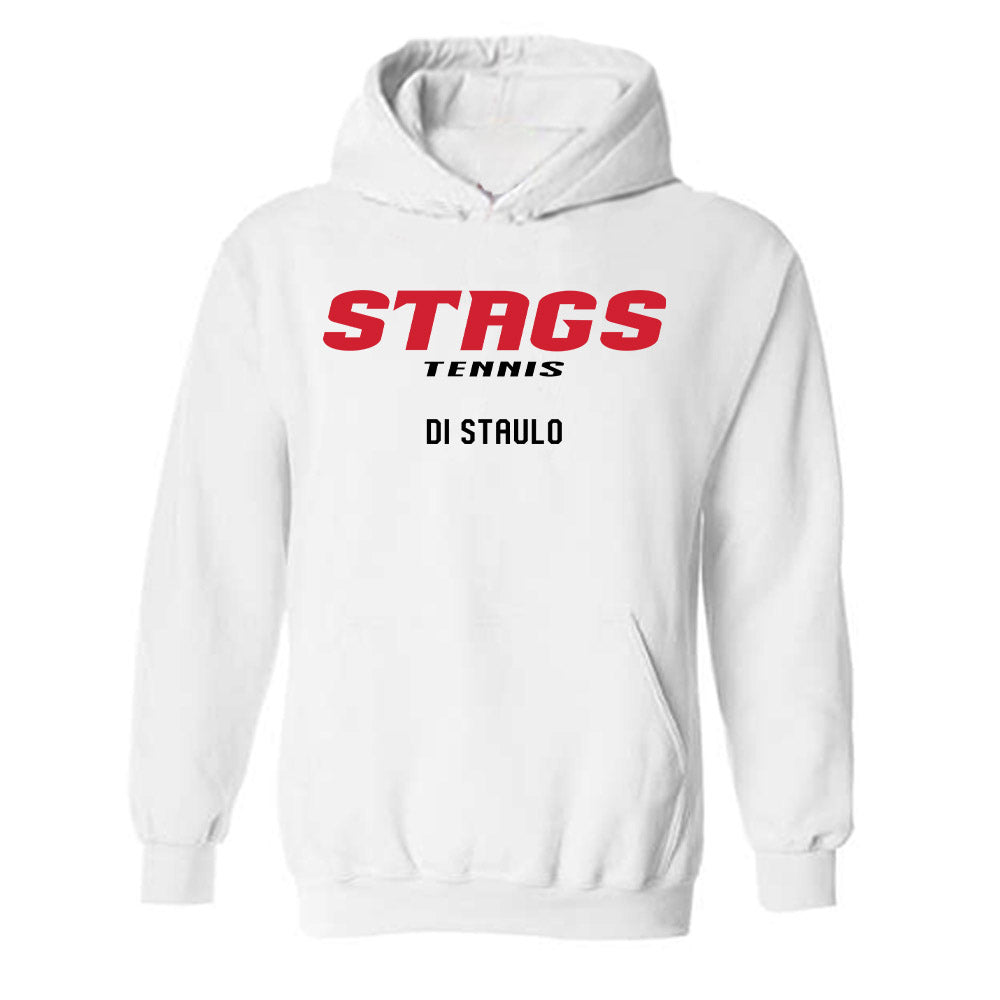 Fairfield - NCAA Men's Tennis : Alexander Di Staulo - Classic Fashion Shersey Hooded Sweatshirt-0