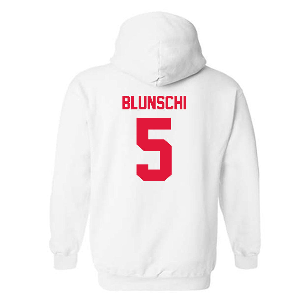 Fairfield - NCAA Men's Soccer : Jordan Blunschi - Classic Shersey Hooded Sweatshirt