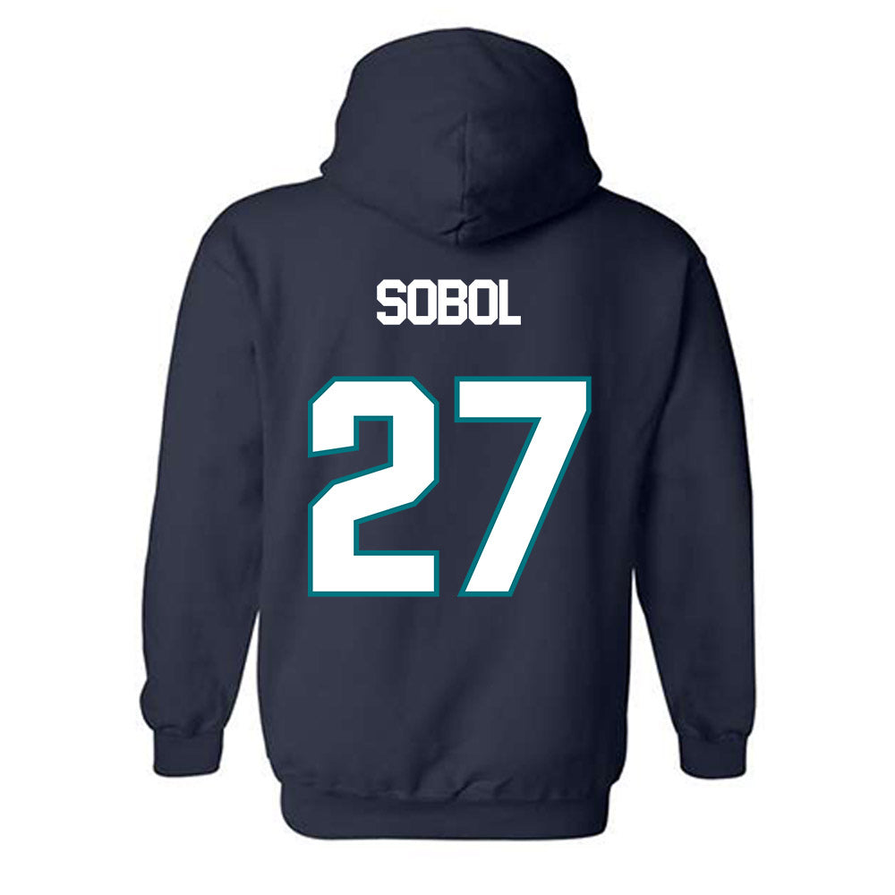 UNC Wilmington - NCAA Baseball : Alex Sobol - Classic Shersey Hooded Sweatshirt-1