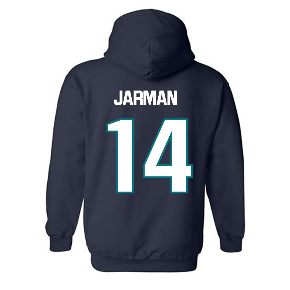 UNC Wilmington - NCAA Baseball : Kolby Jarman - Classic Shersey Hooded Sweatshirt-1