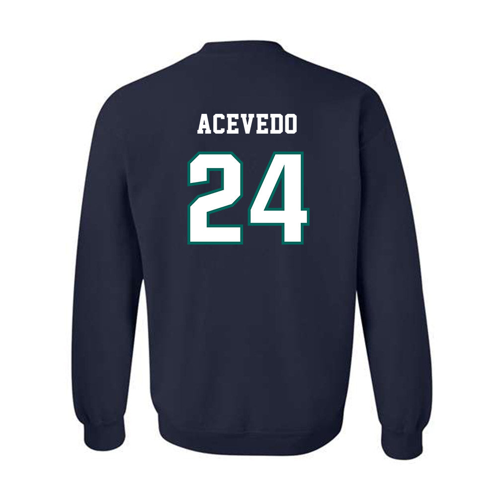 UNC Wilmington - NCAA Men's Soccer : Christian Acevedo - Classic Shersey Crewneck Sweatshirt-1
