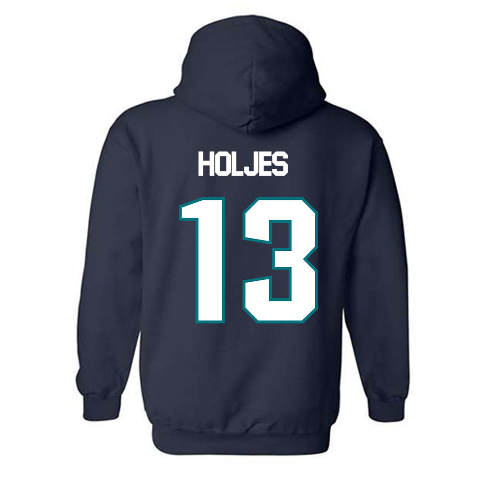 UNC Wilmington - NCAA Baseball : Carter Holjes - Classic Shersey Hooded Sweatshirt-1