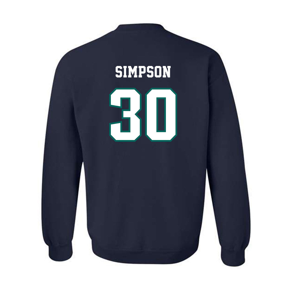 UNC Wilmington - NCAA Baseball : Micah Simpson - Classic Shersey Crewneck Sweatshirt-1