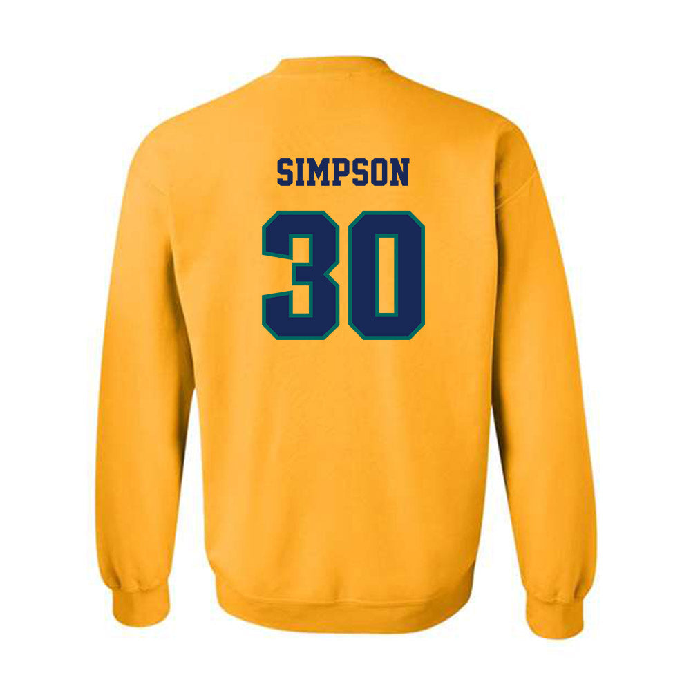 UNC Wilmington - NCAA Baseball : Micah Simpson - Classic Shersey Crewneck Sweatshirt-1