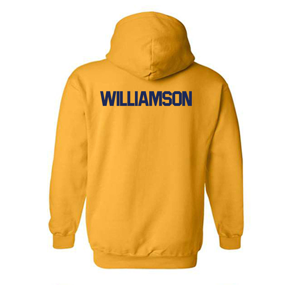 UNC Wilmington - NCAA Women's Track & Field : Makaila Williamson - Classic Shersey Hooded Sweatshirt-1