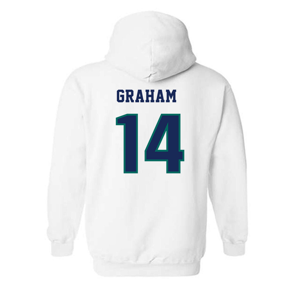 UNC Wilmington - NCAA Women's Volleyball : Courtney Graham - Classic Shersey Hooded Sweatshirt-1