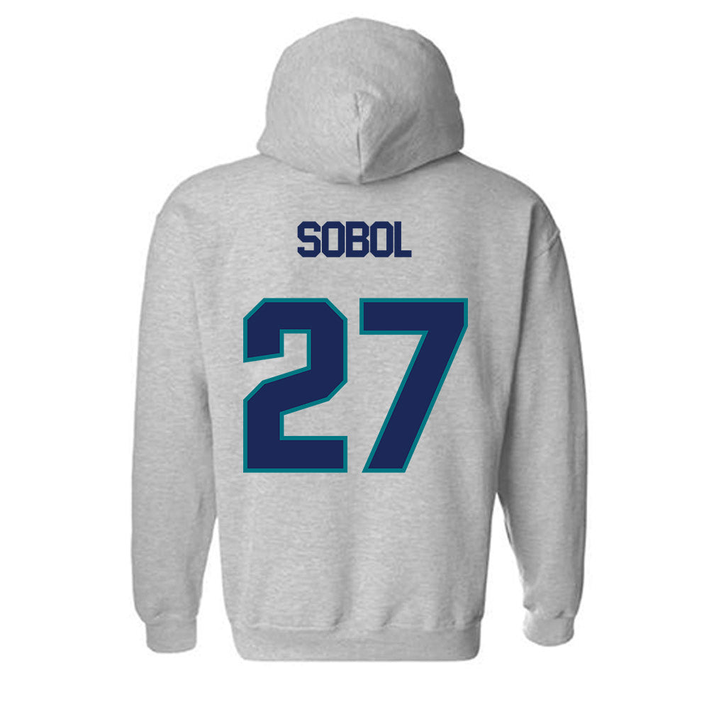 UNC Wilmington - NCAA Baseball : Alex Sobol - Classic Shersey Hooded Sweatshirt-1