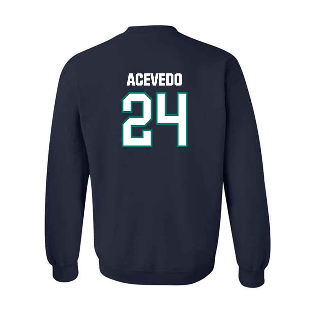 UNC Wilmington - NCAA Men's Soccer : Christian Acevedo - Classic Shersey Crewneck Sweatshirt-1