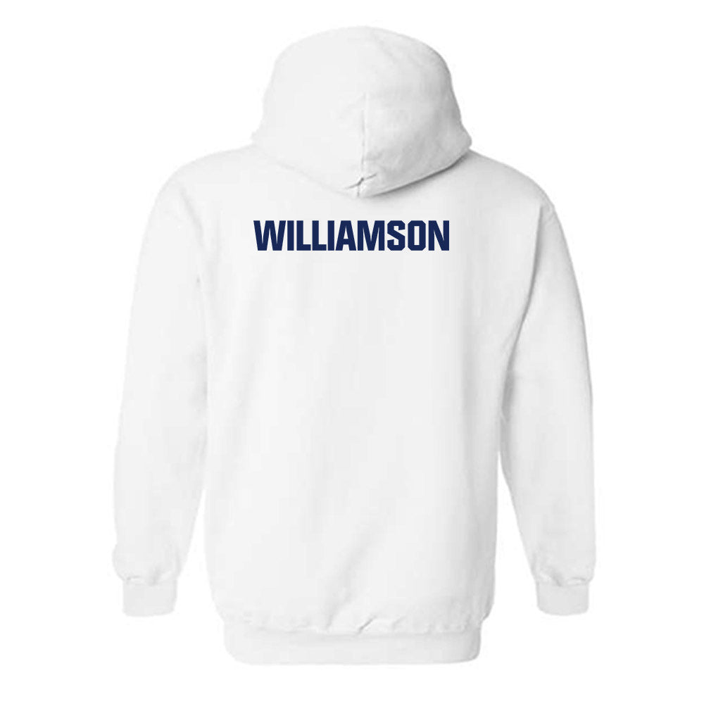 UNC Wilmington - NCAA Women's Track & Field : Makaila Williamson - Classic Shersey Hooded Sweatshirt-1