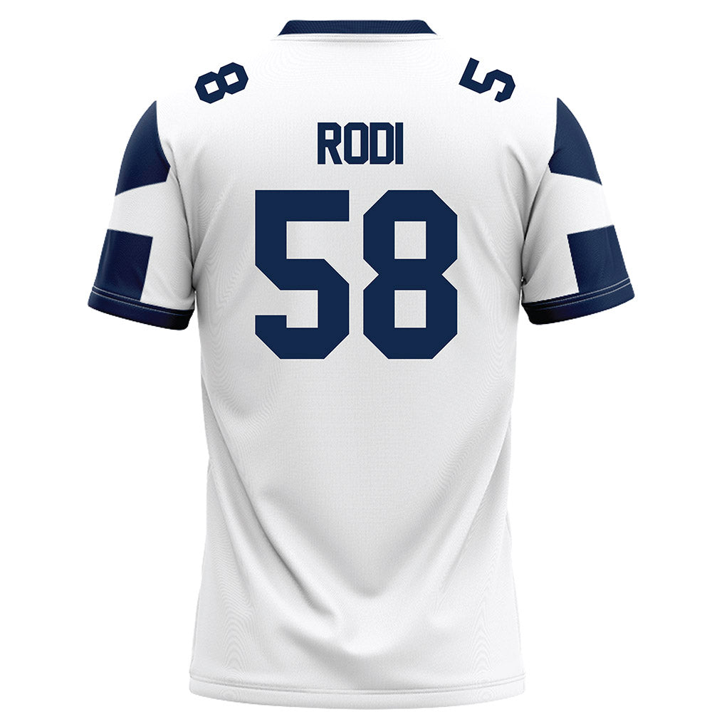 Butler - NCAA Football : Joe Rodi - White Football Jersey-1